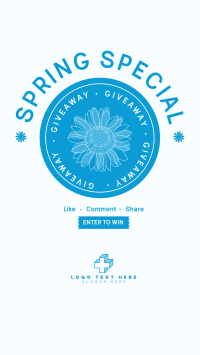 Spring Giveaway Facebook Story