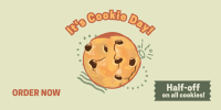 Cookie Day Illustration Twitter Post