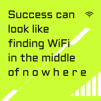 WIFI Motivational Quote Instagram Post Design