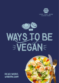 Vegan Food Adventure Poster