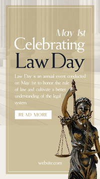 Lady Justice Law Day Facebook Story