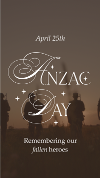 Anzac Day Remembrance Instagram Reel Image Preview