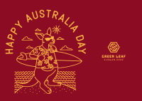 Australia Day Postcard