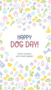 Dog Day Heart Facebook Story