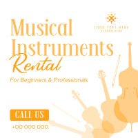 Music Instrument Rental Instagram Post