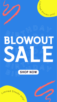 Hey hey Happy Birthday Sale YouTube Short Design