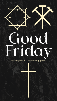 Minimalist Good Friday Greeting  Video