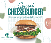 Special Cheeseburger Deal Facebook Post