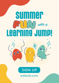 Bubbly Summer School Flyer