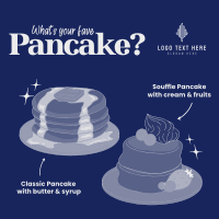 Classic and Souffle Pancakes Instagram Post
