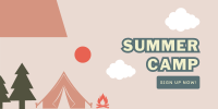 School Summer Camp  Twitter Post