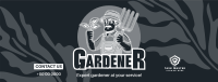 Expert Gardener Mascot Facebook Cover Image Preview