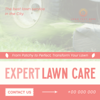 Minimalist Lawn Care Experts Instagram Post Design