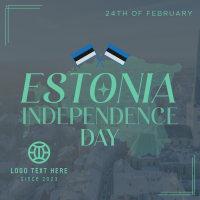 Majestic Estonia Independence Day Instagram Post