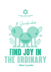 Finding Joy Quote Flyer