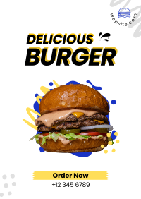 Delicious Burger Flyer