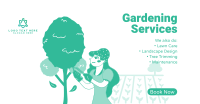 Outdoor Gardening Services Facebook Ad