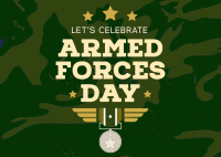 Armed Forces Day Postcard example 1