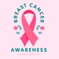 Fight Against Breast Cancer Instagram Post