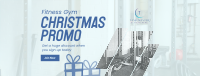 Christmas Fitness Facebook Cover Image Preview