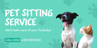 Pet Sitting Service Twitter Post