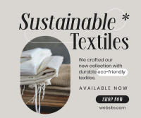 Sustainable Textiles Collection Facebook Post