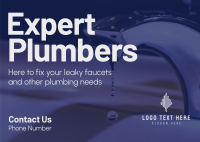 Expert Plumbers Postcard