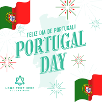 Festive Portugal Day Linkedin Post Design