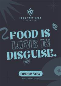 Food Language Quote Flyer