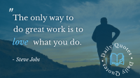 Love What You Do Animation