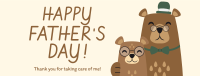 Bear and Cub Facebook Cover Image Preview