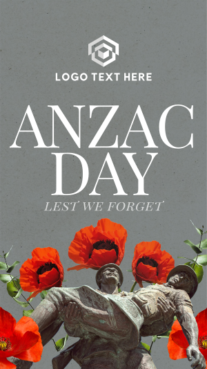 Anzac Day Collage YouTube Short Image Preview