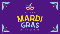 Festive Mardi Gras Facebook Event Cover