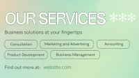Sleek Our Services Animation