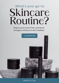 Skincare Customer Engagement Poster