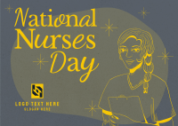 Midcentury Nurses' Day Postcard
