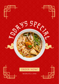 Special Oriental Noodles Flyer