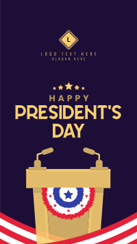 Presidents Day Event Facebook Story