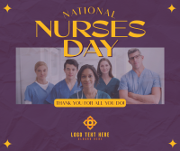 Retro Nurses Day Facebook Post