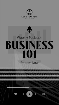 Business Talk Podcast Facebook Story