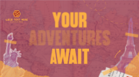 World Travel Tour Collage Animation