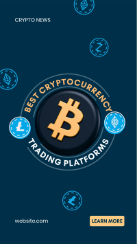 Cryptocurrency Trading Platforms Instagram Story