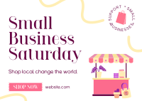 Small Business Bazaar Postcard