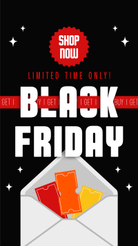 Coupons Black Friday  TikTok Video Design