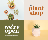 Plant Shop Opening Facebook Post
