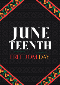 Juneteenth Freedom Revolution Flyer