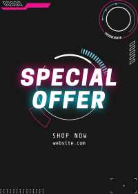 Techy Special Offer Poster