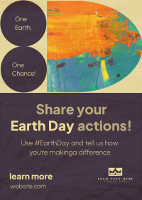 Earth Day Action Poster