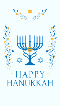 Hanukkah Festival of Lights Instagram Story Design