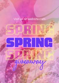 Exclusive Spring Giveaway Flyer